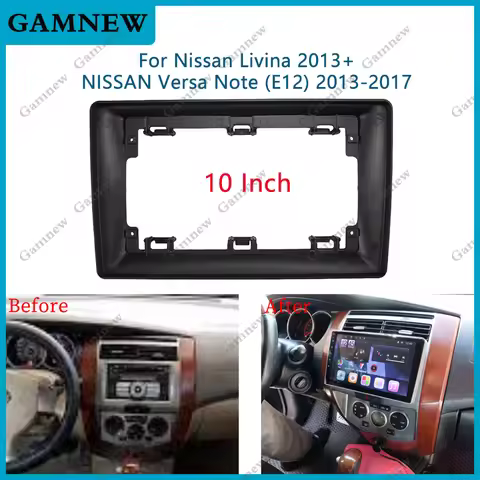 10 Inch Car Frame Fascia Adapter Android Radio Audio Dash Fitting Panel Kit For Nissan Livina 2013+ 