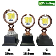 Trophy *Include Logo & Label* / Piala / Medal / Award / Sport / Sukan / Anugerah / Saguhati