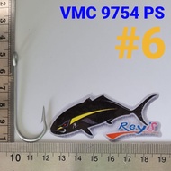 MATA HOOK VMC 9754 no.6 VMC FISHERMAN'S FISHING EYE/