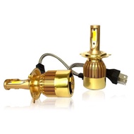 ZE MACHINE C6-2 LED HEADLIGHT COST HEART YELLOW WHITE HEADLIGHT (PRICE FOR 1 BALL)