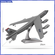 Baoblaze 1/200 Scale Metal American B-52 Bomber Aircraft Model Home