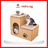Double Condo House Cat Scratch Board Cat Scratch Bed Cat Scratch House