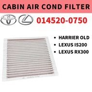 OEM TOYOTA HARRIER/LEXUS AIRCOND FILTER MCU15 RX300 IS200 - 014520-0750
