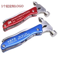 Hammer for Breaking Car Glass, Flashlight, Self-Defense Tool, Window Breaker, Car Glass Smasher, Mul