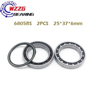 4PCS    MR 25376 6805-RD SC6805N RS 7149783 Bicycle Middle Bearing BB51 25 * 37 * 6mm