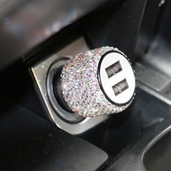 Stone Car Charger with 2 USB Ports DC-12/24V, 12v car phone charger, 24v truck