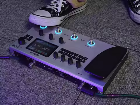 M-VAVE MK-300 Multifunctional Guitar/Bass Effector 120 AMP Models 11 Effect Modules 150s STEREO LOOP