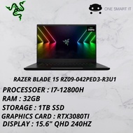 RAZER BLADE 15 I7-12800H 32GB 1TB SSD RTX3080TI WIN11 GAMING LAPTOP