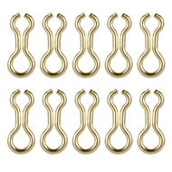 [Lixada MY Mall] 200PCS Brass Sinker Wire Eye for DO-IT Molds