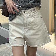 Ava shorts กางเกงยีนส์ขาสั้น [Pre-Order สี Midnight พร้อมส่ง8มค] ปักโลโก้แบรนด์ที่กระเป๋าด้านหลัง ขอ