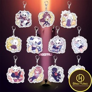 Undertale Sans Flowey Papyrus Asriel Cartoon Keychain-DH