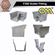 F300 pvc gutter fitting gutter mitre joint gutter spout head gutter joint gutter bracket gutter end 