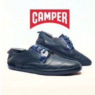 CAMPER Navy Blue Casual Shoes Size 42 Leather