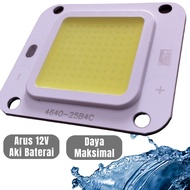 COB DC 12V 50W 30W - LED Chip 12 Volt Tenaga Aki Baterai Adaptor 12V
