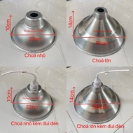 Plate-shaped aluminum lampshade 2 inches (20cm) 3 inches (30cm)