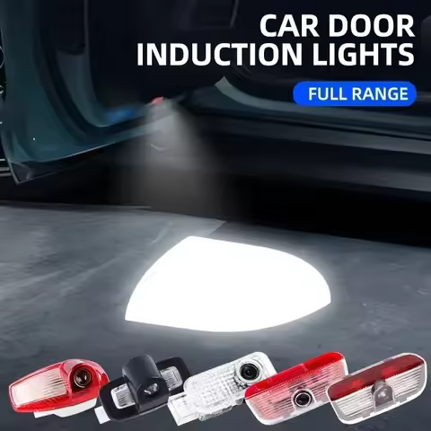 2pcs LED Car Logo Laser Projector Shadow Welcome Lamps For PORSCHE Macan Cayenne S 911 Boxster Cayma