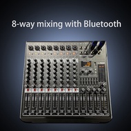 Professional mixer with Bluetooth 8-way, audio mixer