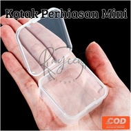 Mini jewelry box / Plastic Box / Medicine Box (5,5cm x 5,5cm x 2,1cm)