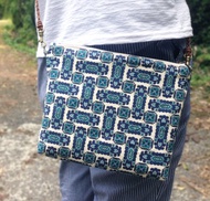 【古典圖紋】側背包 YKK拉鍊 / 斜背包 布背包 收納包 隨身包