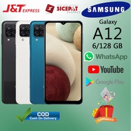 0k77 HP Samsung Galaxy A12 Ram 6/128GB-4/128GB Smartphone 4G LET 6.5