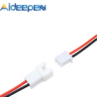 Aideepen 2Pin 2.54MM 30CM Long JST SM Plug Male to Female Wire Connector