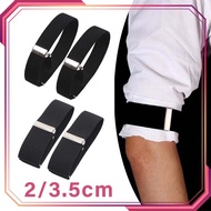 KEMEJA 2/3.5cm Shirt Sleeve Clamp Garter Bartender Armband Sleeve Garter Adjustable Arm Garter