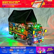 miniatur truk oleng/ truk oleng miniatur/miniatur truk canter/ isuzu / miniatur truk termurah / miniatur truk kayu