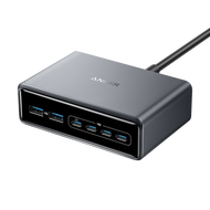 Anker Prime Charger (200W 6 Ports GaN) with 2 USB-A 4 USB-C Up to 200W Output Compatible with iPhone