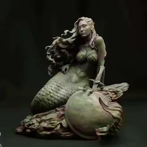 1/24 resin model GK, mermaid, unassembled and unpainted kit