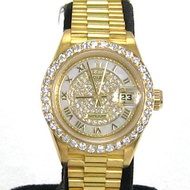Rolex/勞力士 69178稀有 原裝貝殼羅馬字滿天星女鑽錶