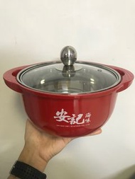 全新連盒🌟不銹鋼防燙鍋/安記海味貨品/連蓋鍋/明火/電爐/電磁爐/焗爐適用