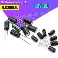 50V68uf 68Uf50v 10Pcs 6*12 Electrolytic Capacitor 50V 68Uf 6X12 6*