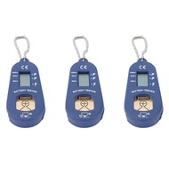 3X Button Battery Tester, Keychain Pocket Portable And Lightweight Battery Tester To Check Remaining