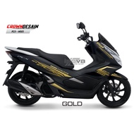 cuting stiker motor pcx 150 termurah striping motor pcx 150 kiri kanan