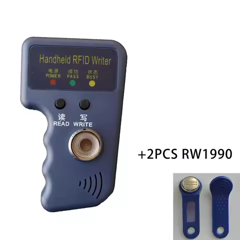 TM1990 TM 125KHz RFID duplicator TM1990 ibutton DS-1990 I-Button Reader Handheld 125KHz T5577 EM4305