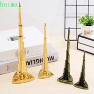 HUIMAI Burj Khalifa Tower Statue, Kawaii Mini Alloy Burj Khalifa Tower Figurine, Tourist Souvenirs C