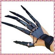(NPGU) 1Pcs Halloween Articulated Finger Gloves Flexible Funny Halloween Costume Ghost Claw Hallowee