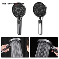 High Pressure Shower Head with 3 Modes Durable ABS Material Modern Chrome Finish