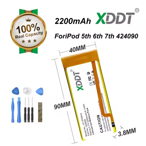 405570 424090 Upgrade SSD Battery For iPod 5th Gen Video 30G 60G 80G 6th 7th Gen Classic 80gb 120gb 