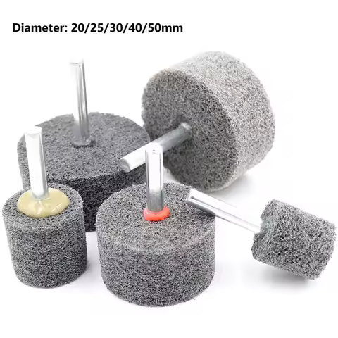Grinding Polishing Head Electric Drill Bit Wheel 1/4inch Shank 20/25/30/40/50mm For Dremel Rotary Ac