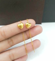 (243)10k gold tictac earrings shooter earrings