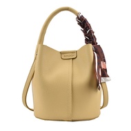 Deere Jack New Women S Bag Pleated Handbag Fashion Bucket Bag Leisure Crossbody Bag Lychee Soft Leather Bag