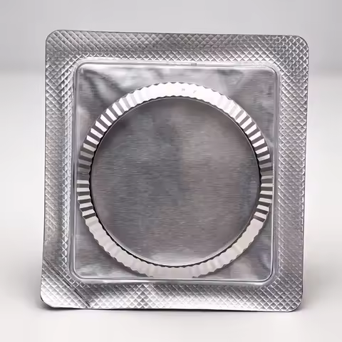 White Gold Plated Stainless Steel Fluted Bezel for RLX Datejust 41 126334, Fit 41mm Oyster Case, Aft