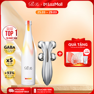 Combo ReFa 4 CARAT RAY Cây lăn massage 360 độ & Enrich+ 480ml - công nghệ GABA hỗ trợ trẻ hoá da