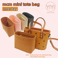 [YiYi] insert organizer bag Fits For MCM MINI Toni/Anya/AREN Visetos bag organizer insert bag inner purse bag lining