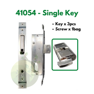 41054 41055 Aluminium Door Hook Lock Aluminium Sliding Door Swing Door Lockset Cylinder Profile Kunc