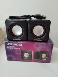 Hyundai  H-007B 一對全新的迷你電腦喇叭A new pair of mini computer speakers