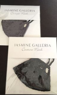Jasmine galleria 亮片蕾絲口罩套