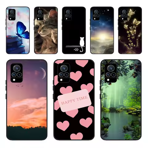 for Vivo V2050 VivoV21 5G Cases Soft bumper coque for Vivo V21 5G Fundas For Vivo V21 5G Case V 21 S