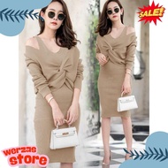 Again Nih Wse390 - Abigail Outer 2In1 Knit Set and Dress Size Fit L To Xl Ld 100 Cm - 110 Cm Pj 93 C